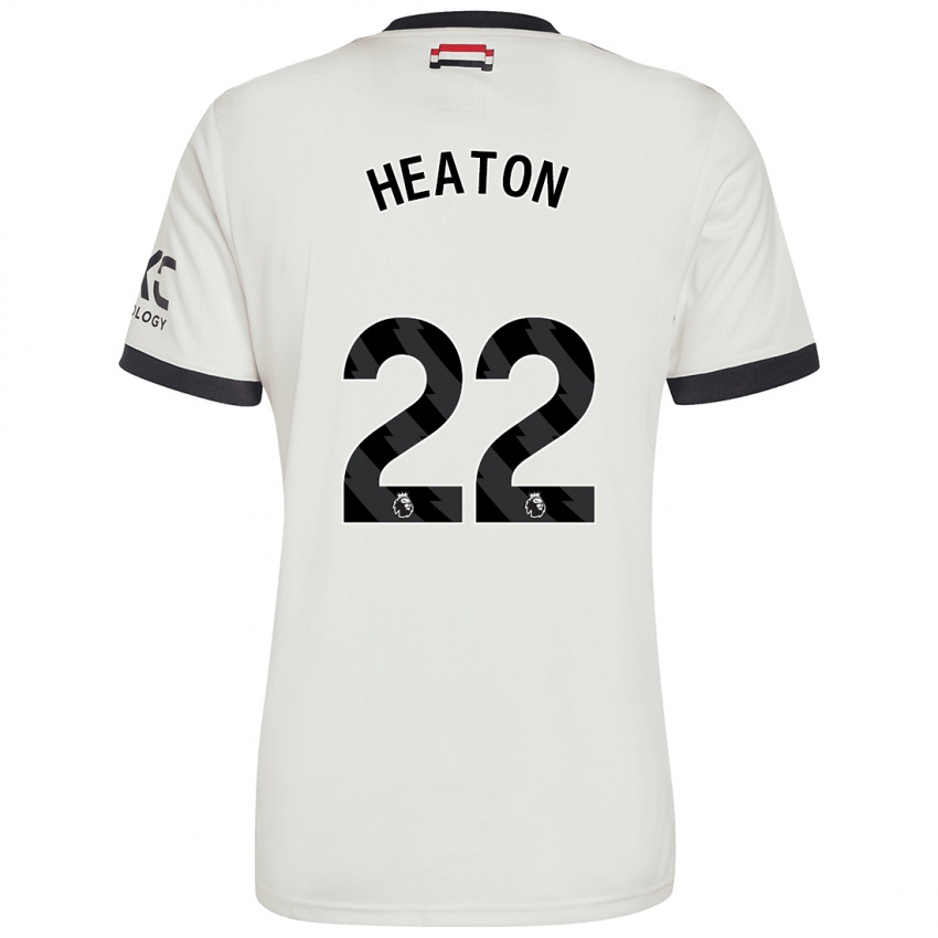 Criança Camisola Tom Heaton #22 Off White Terceiro 2024/25 Camisa