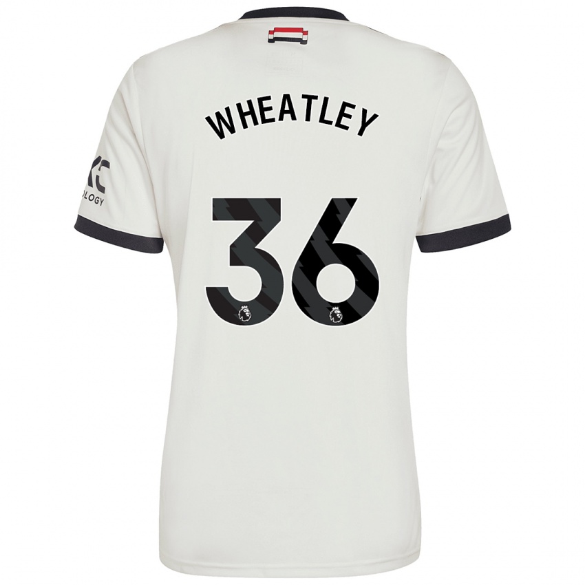 Criança Camisola Ethan Wheatley #36 Off White Terceiro 2024/25 Camisa