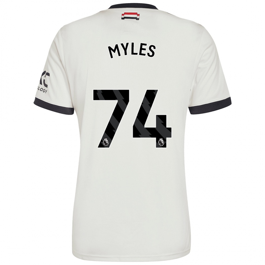 Criança Camisola Tom Myles #74 Off White Terceiro 2024/25 Camisa