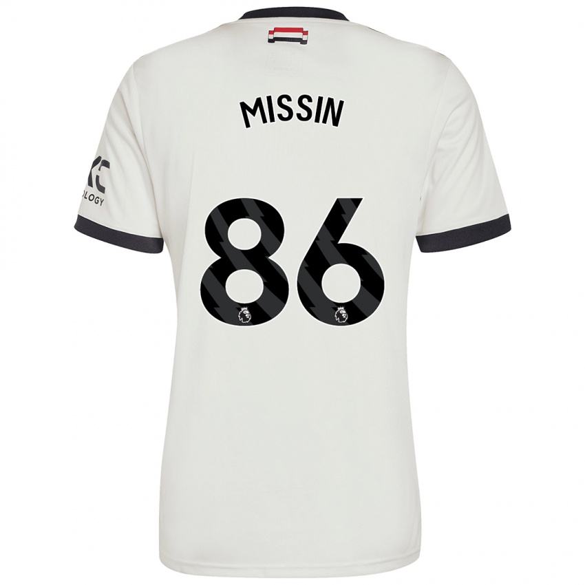 Criança Camisola Ashton Missin #86 Off White Terceiro 2024/25 Camisa