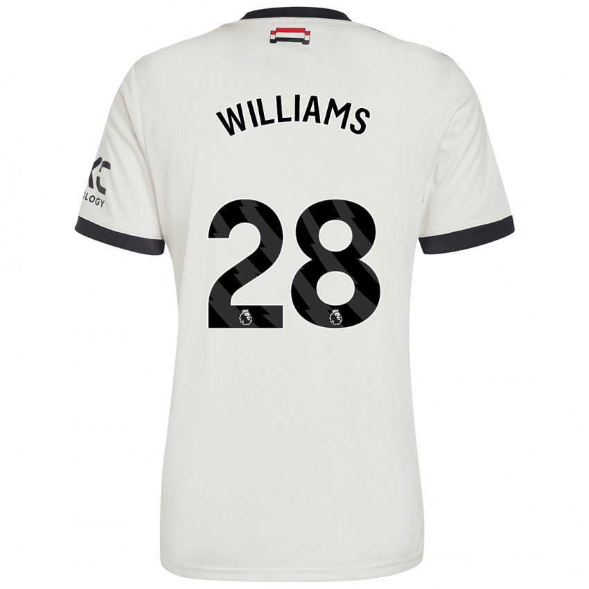 Criança Camisola Rachel Williams #28 Off White Terceiro 2024/25 Camisa