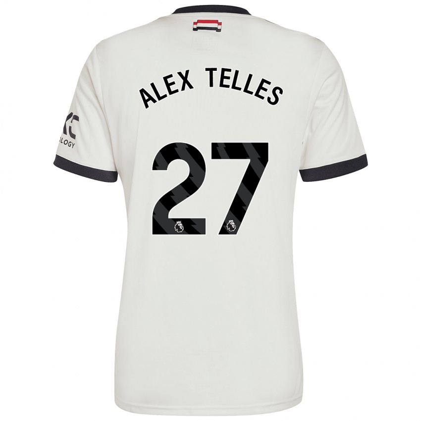 Criança Camisola Alex Nicolao Telles #27 Off White Terceiro 2024/25 Camisa