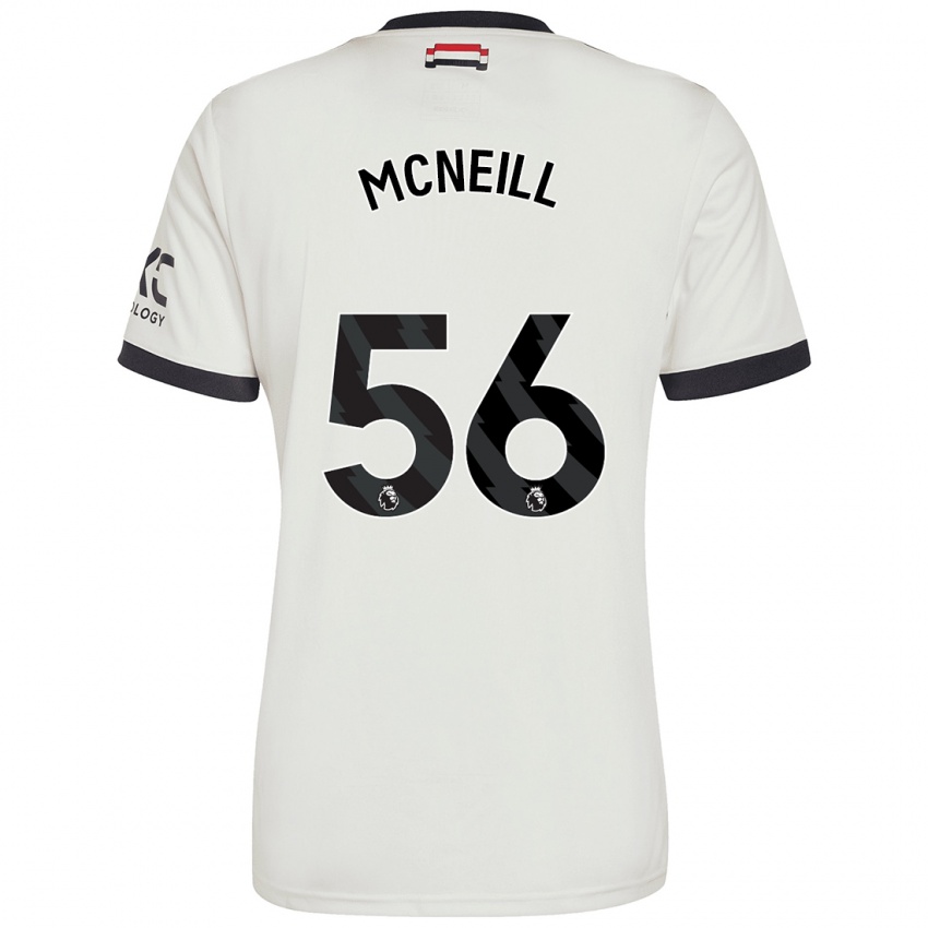 Criança Camisola Charlie Mcneill #56 Off White Terceiro 2024/25 Camisa