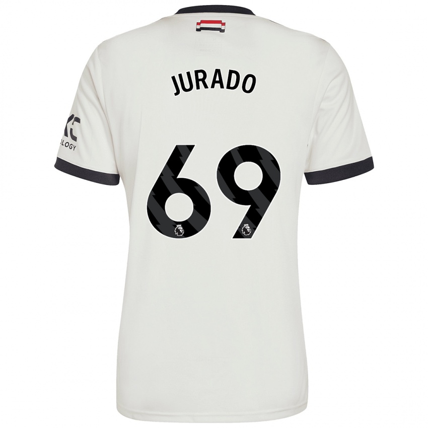 Criança Camisola Marc Jurado #69 Off White Terceiro 2024/25 Camisa