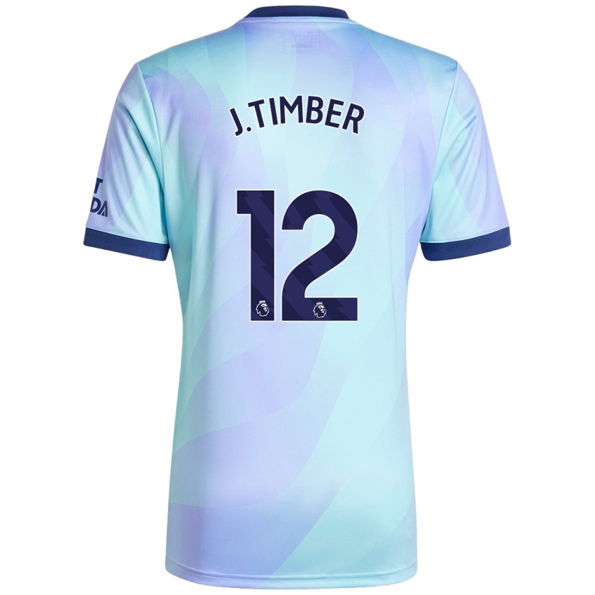 Criança Camisola Jurrien Timber #12 Água Terceiro 2024/25 Camisa