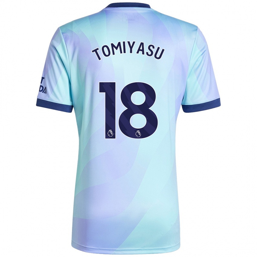 Criança Camisola Takehiro Tomiyasu #18 Água Terceiro 2024/25 Camisa