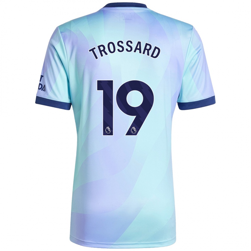 Criança Camisola Leandro Trossard #19 Água Terceiro 2024/25 Camisa