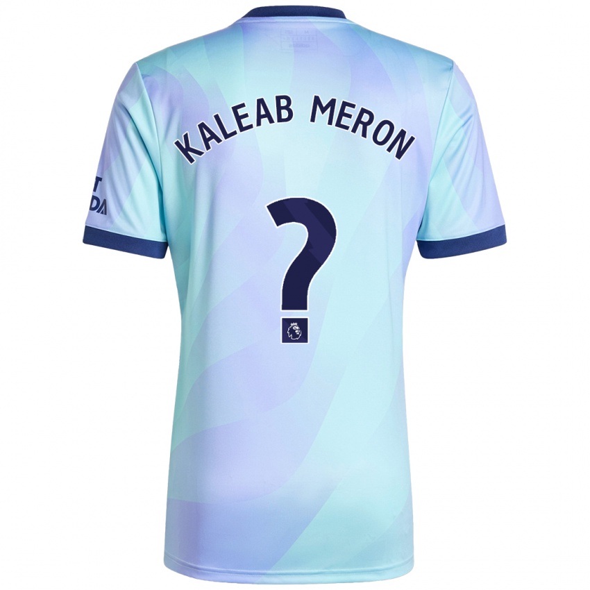 Criança Camisola Kaleab Meron #0 Água Terceiro 2024/25 Camisa