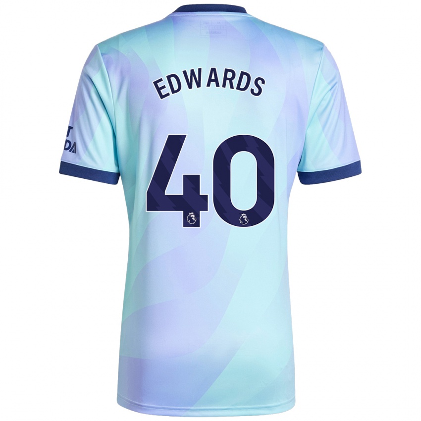 Criança Camisola Khayon Edwards #40 Água Terceiro 2024/25 Camisa