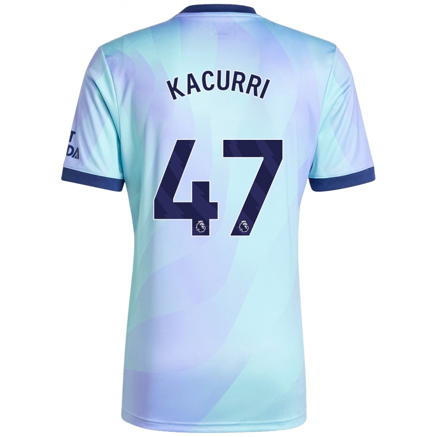 Criança Camisola Maldini Kacurri #47 Água Terceiro 2024/25 Camisa