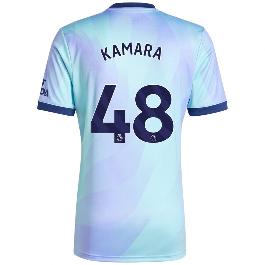 Criança Camisola Osman Kamara #48 Água Terceiro 2024/25 Camisa