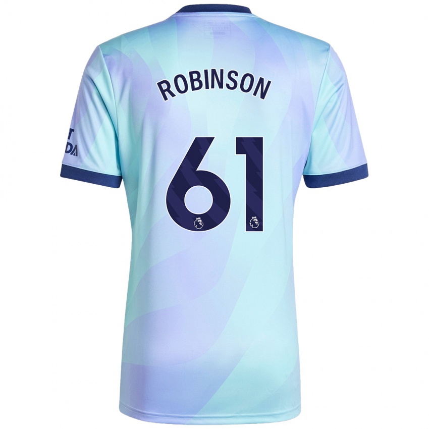 Criança Camisola Josh Robinson #61 Água Terceiro 2024/25 Camisa