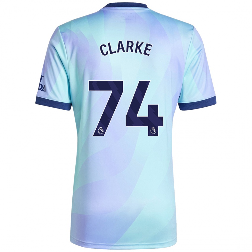 Criança Camisola Brayden Clarke #74 Água Terceiro 2024/25 Camisa