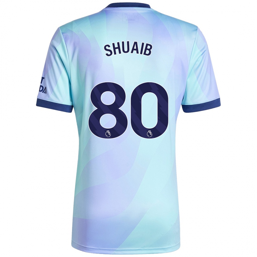 Criança Camisola Zac Shuaib #80 Água Terceiro 2024/25 Camisa