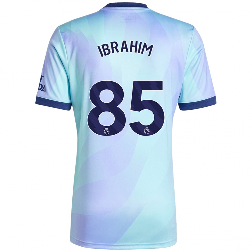 Criança Camisola Ife Ibrahim #85 Água Terceiro 2024/25 Camisa