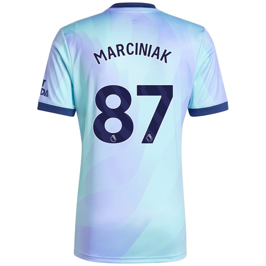 Criança Camisola Alex Marciniak #87 Água Terceiro 2024/25 Camisa