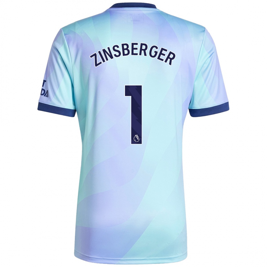 Criança Camisola Manuela Zinsberger #1 Água Terceiro 2024/25 Camisa