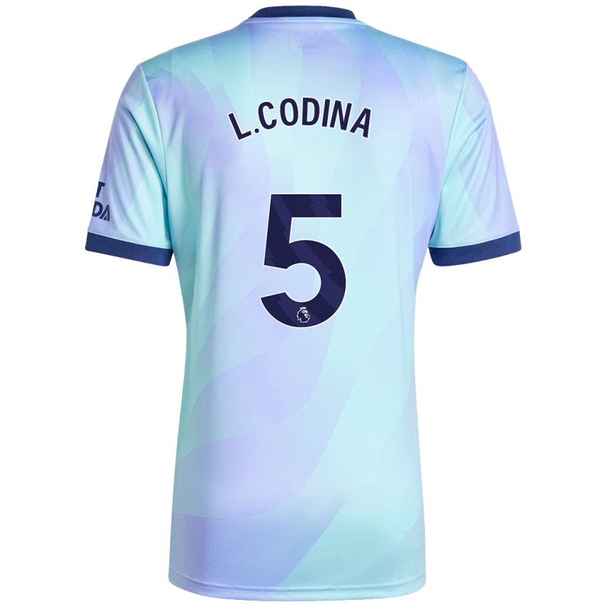 Criança Camisola Laia Codina #5 Água Terceiro 2024/25 Camisa