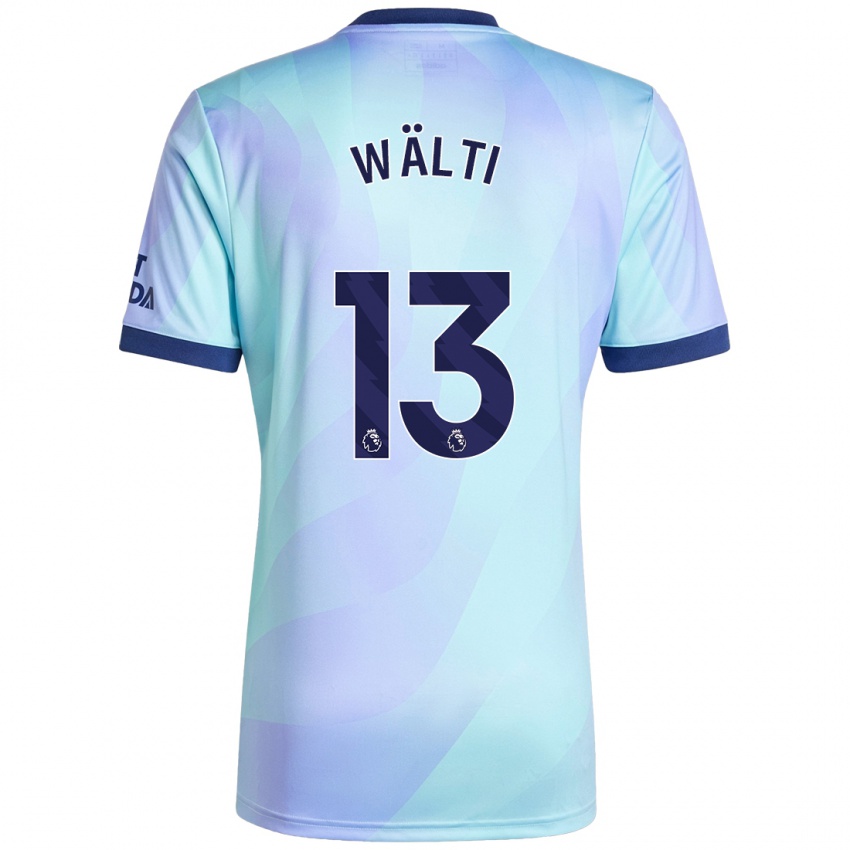 Criança Camisola Lia Wälti #13 Água Terceiro 2024/25 Camisa