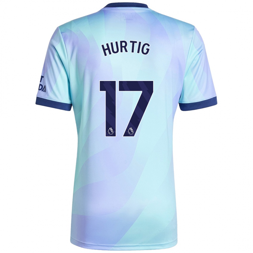 Criança Camisola Lina Hurtig #17 Água Terceiro 2024/25 Camisa