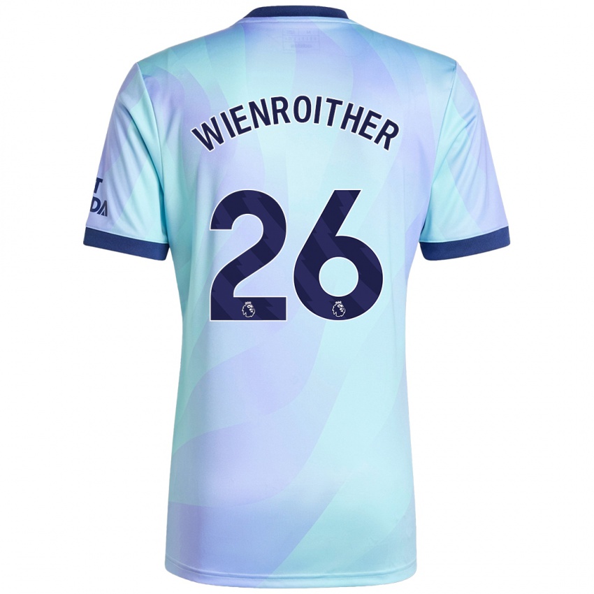 Criança Camisola Laura Wienroither #26 Água Terceiro 2024/25 Camisa