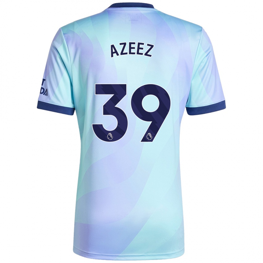 Criança Camisola Miguel Azeez #39 Água Terceiro 2024/25 Camisa