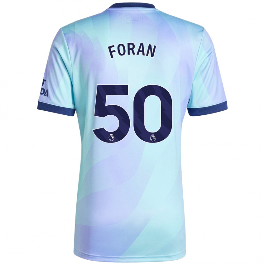 Criança Camisola Taylor Foran #50 Água Terceiro 2024/25 Camisa