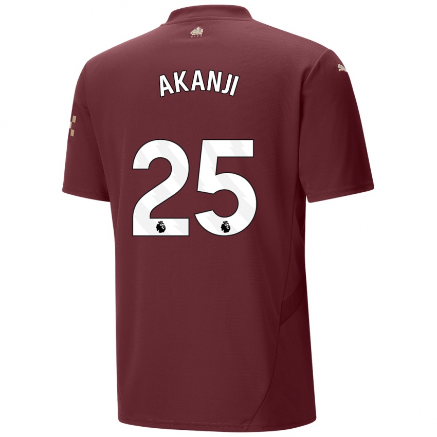 Criança Camisola Manuel Akanji #25 Marrom Terceiro 2024/25 Camisa