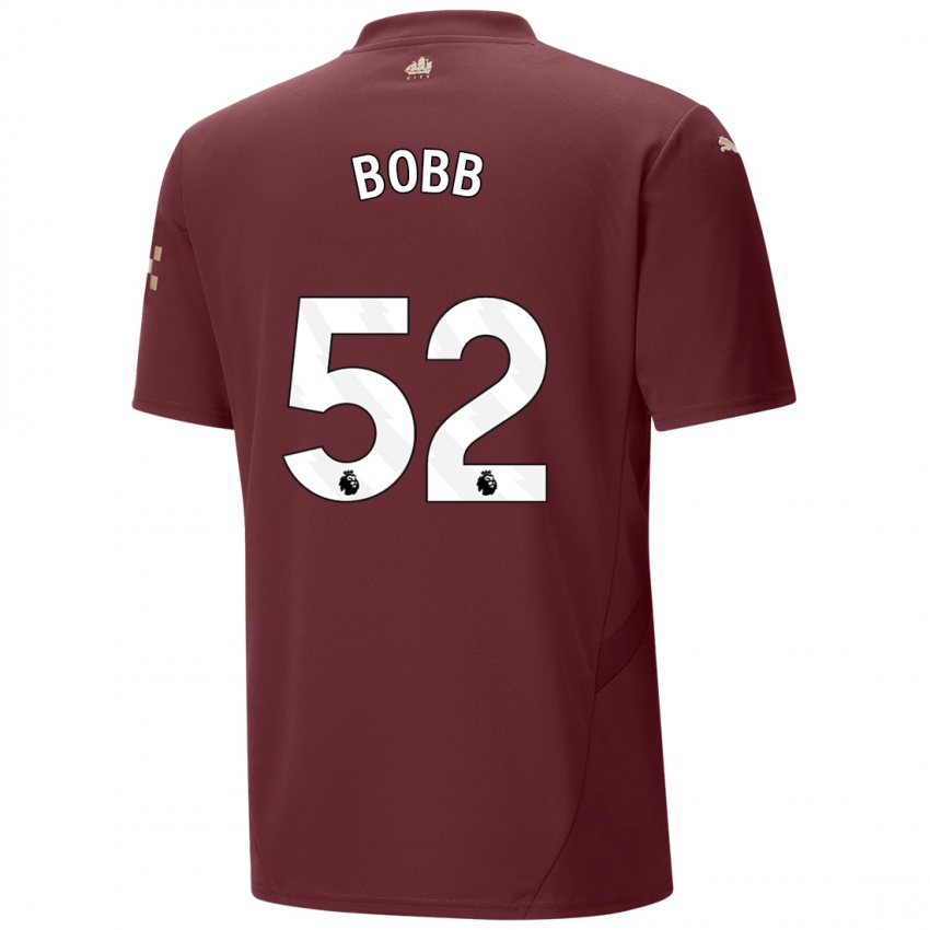 Criança Camisola Oscar Bobb #52 Marrom Terceiro 2024/25 Camisa