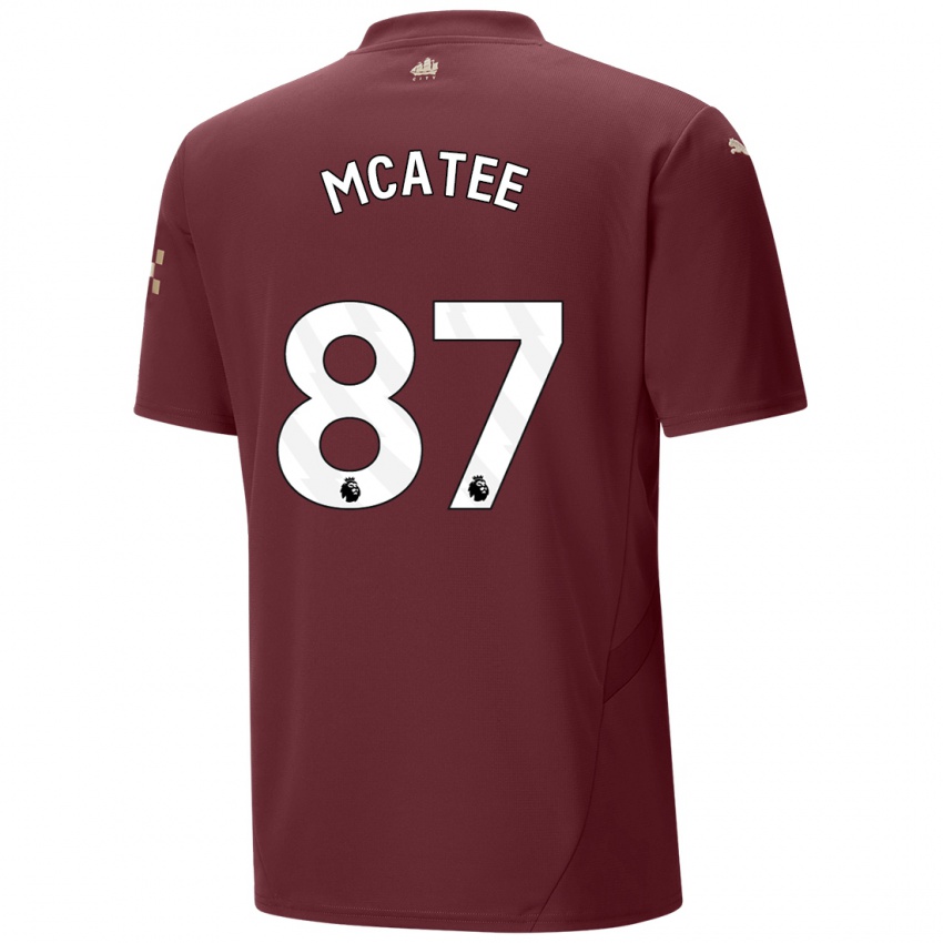 Criança Camisola James Mcatee #87 Marrom Terceiro 2024/25 Camisa