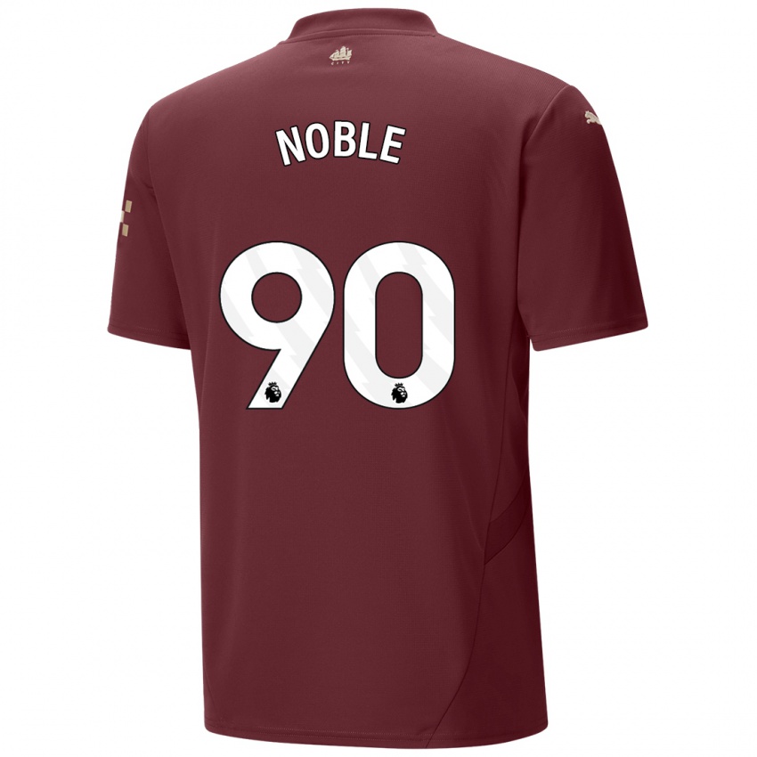 Criança Camisola Kian Noble #90 Marrom Terceiro 2024/25 Camisa