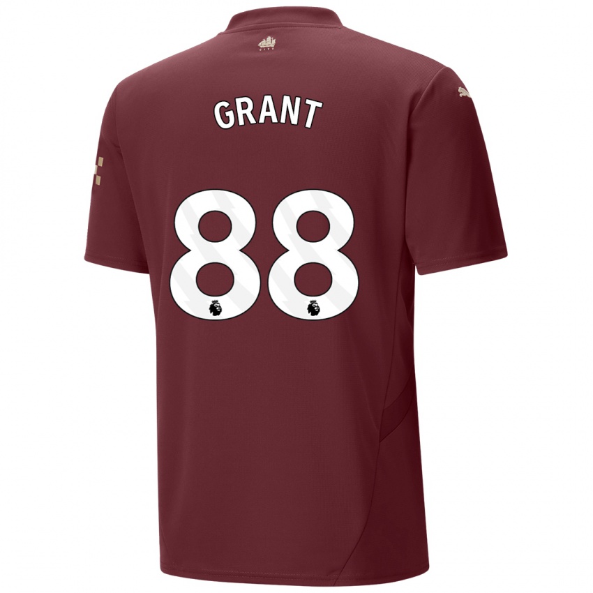 Criança Camisola True Grant #88 Marrom Terceiro 2024/25 Camisa