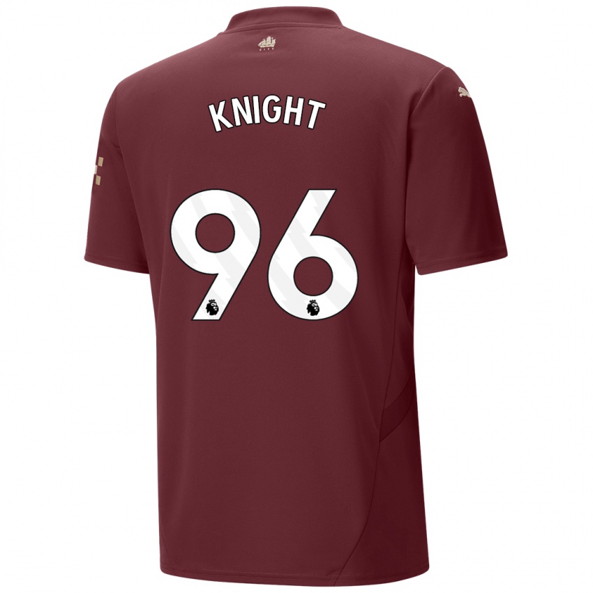 Criança Camisola Ben Knight #96 Marrom Terceiro 2024/25 Camisa