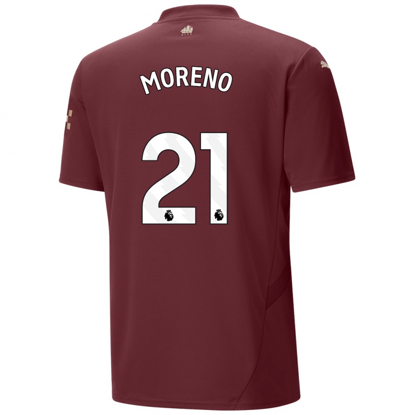 Criança Camisola Marlos Moreno #21 Marrom Terceiro 2024/25 Camisa