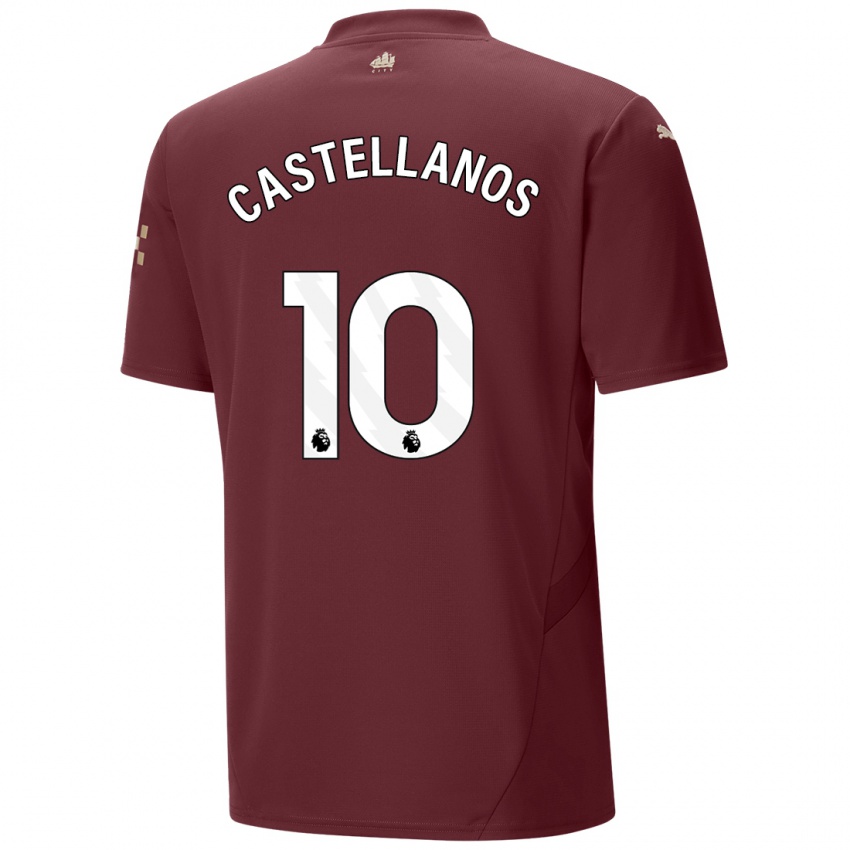 Criança Camisola Deyna Castellanos #10 Marrom Terceiro 2024/25 Camisa