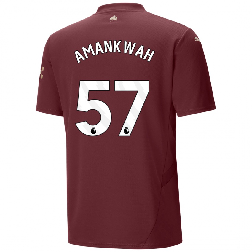 Criança Camisola Yeboah Amankwah #57 Marrom Terceiro 2024/25 Camisa