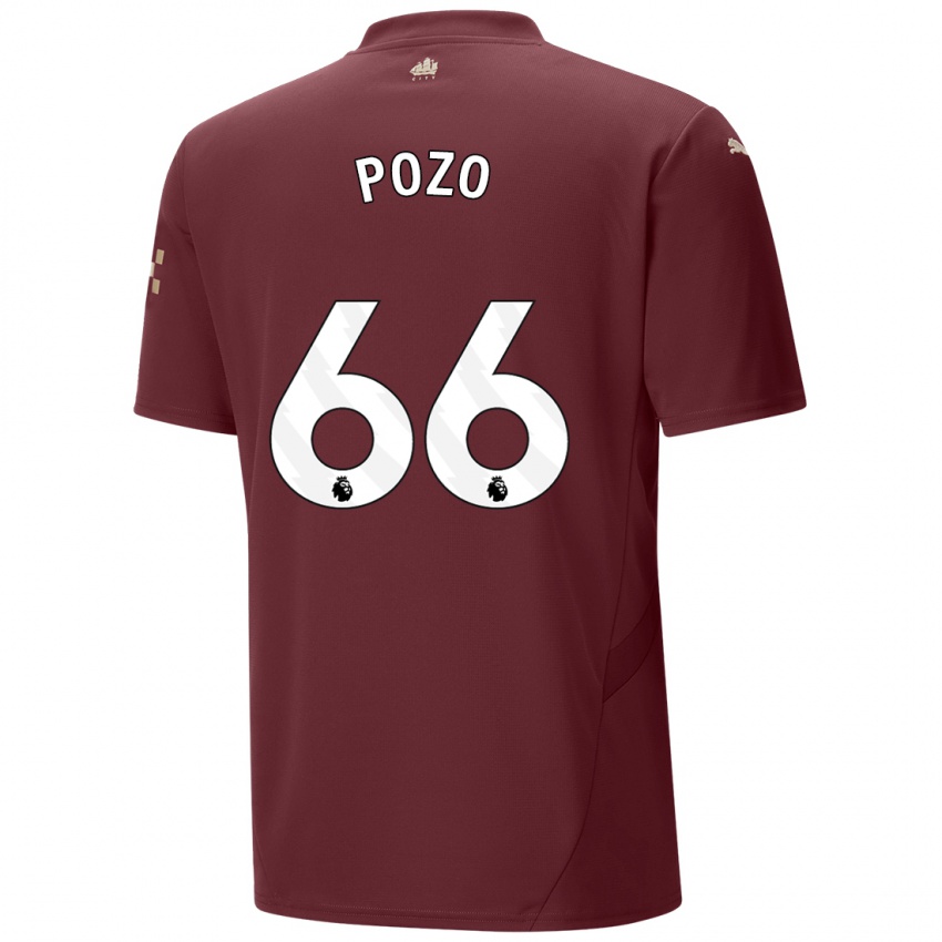 Criança Camisola Iker Pozo #66 Marrom Terceiro 2024/25 Camisa