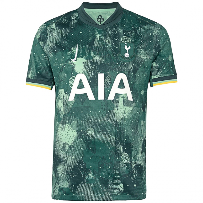 Criança Camisola George Abbott #50 Verde Menta Terceiro 2024/25 Camisa