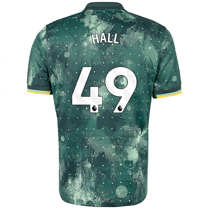 Criança Camisola Tyrese Hall #49 Verde Menta Terceiro 2024/25 Camisa