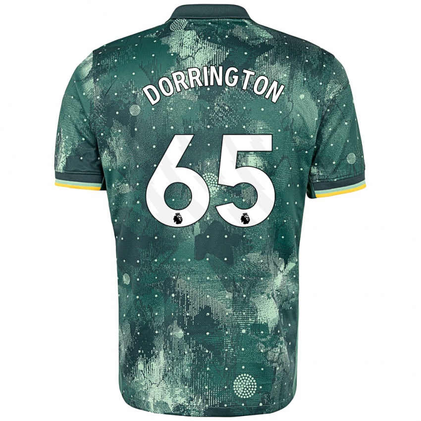 Criança Camisola Alfie Dorrington #65 Verde Menta Terceiro 2024/25 Camisa