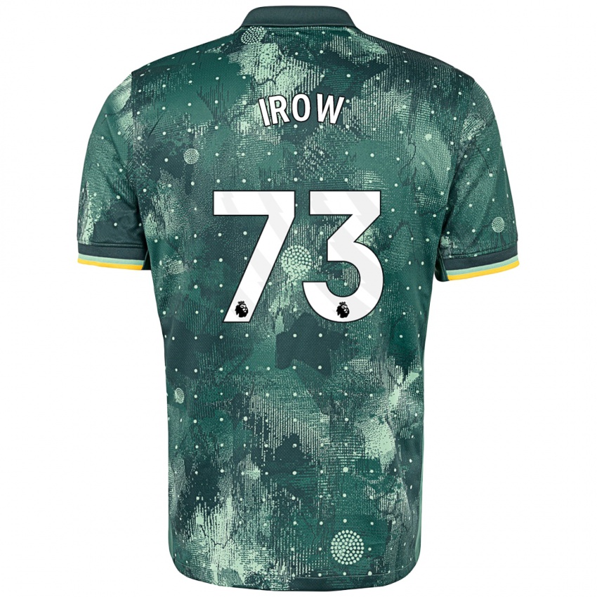 Criança Camisola Oliver Irow #73 Verde Menta Terceiro 2024/25 Camisa