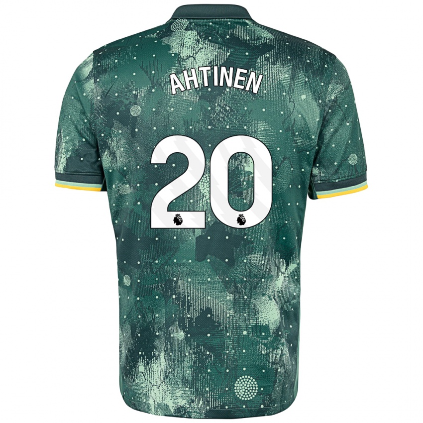 Criança Camisola Olga Ahtinen #20 Verde Menta Terceiro 2024/25 Camisa