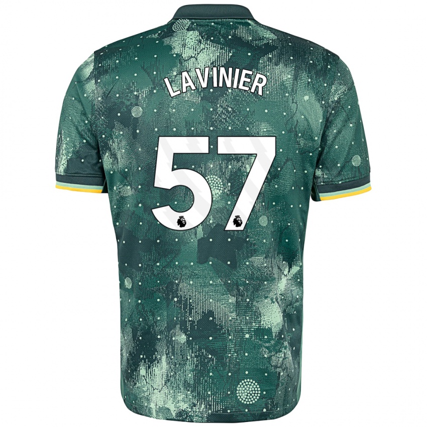 Criança Camisola Marcel Lavinier #57 Verde Menta Terceiro 2024/25 Camisa