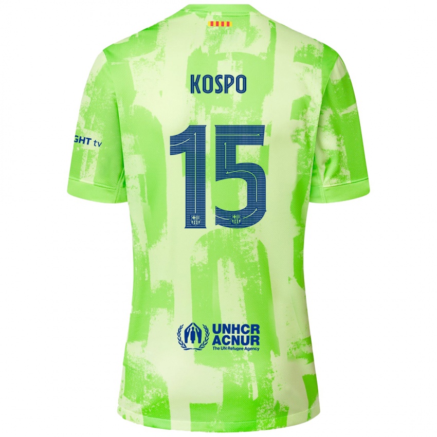 Criança Camisola Eman Kospo #15 Lima Terceiro 2024/25 Camisa