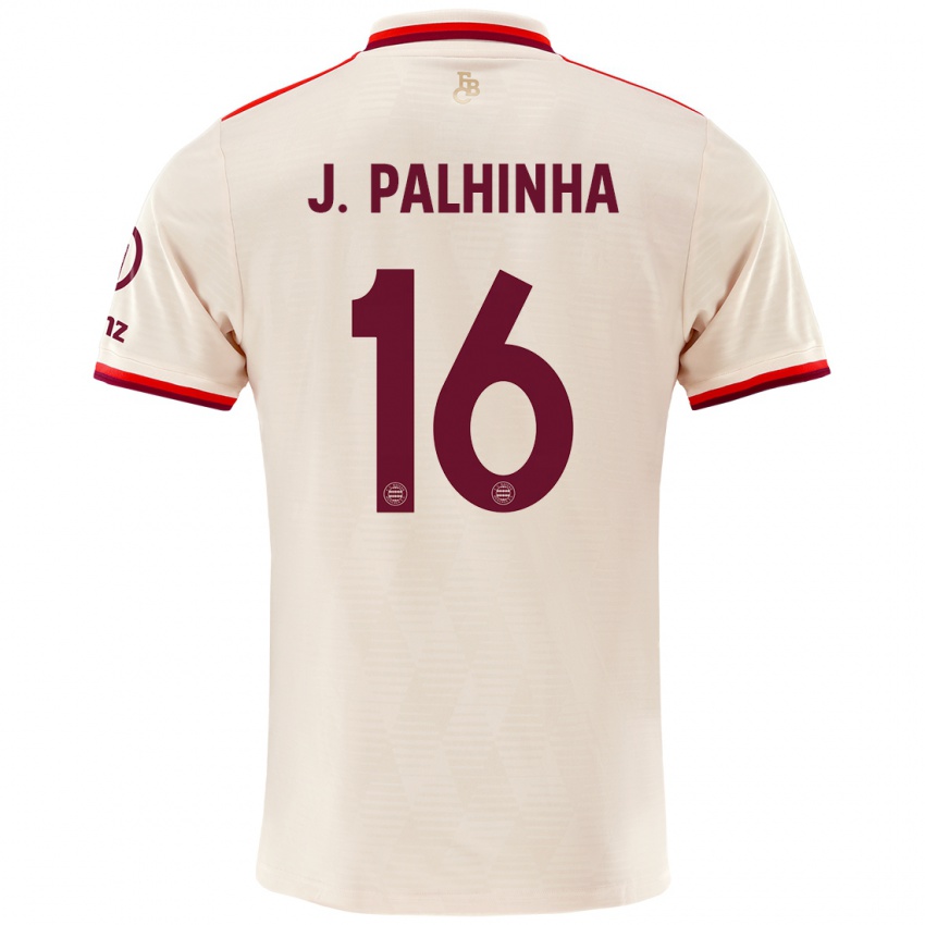 Criança Camisola João Palhinha #16 Linho Terceiro 2024/25 Camisa