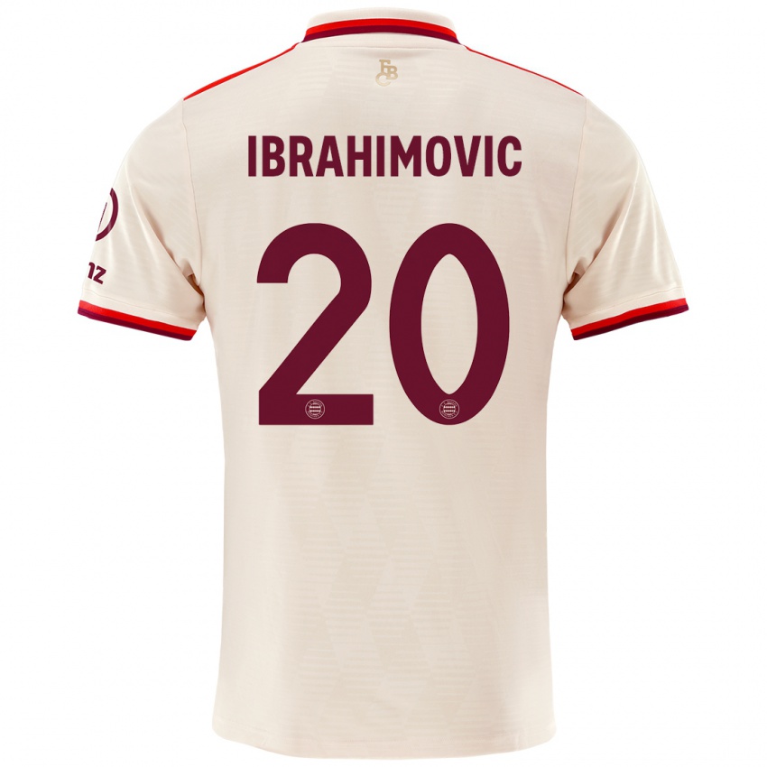 Criança Camisola Arijon Ibrahimovic #20 Linho Terceiro 2024/25 Camisa