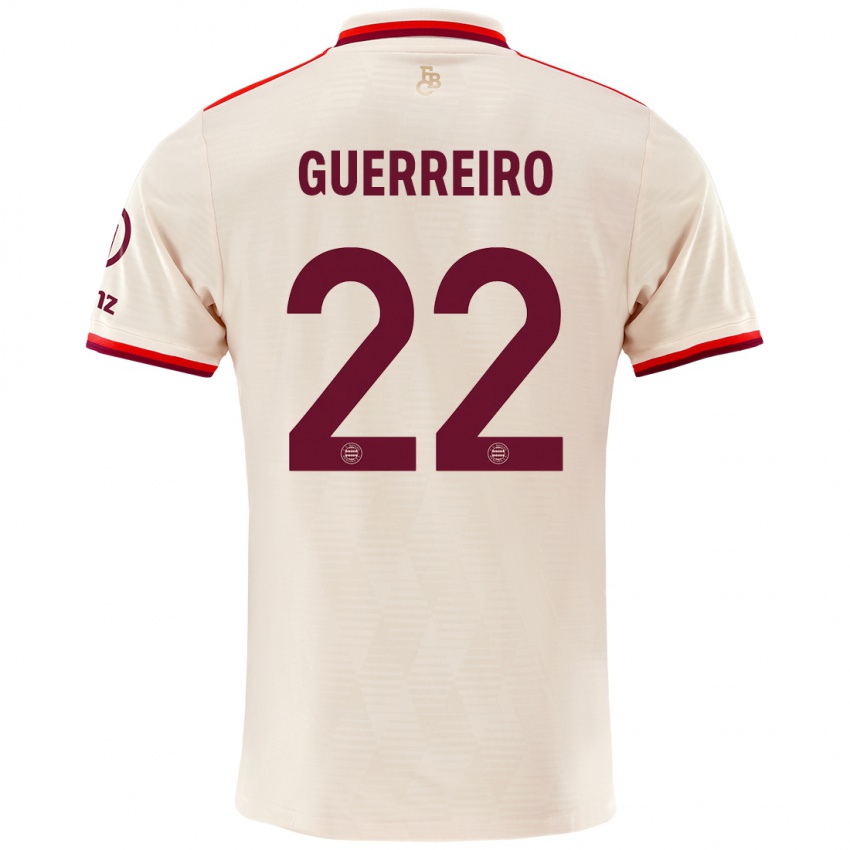 Criança Camisola Raphaël Guerreiro #22 Linho Terceiro 2024/25 Camisa