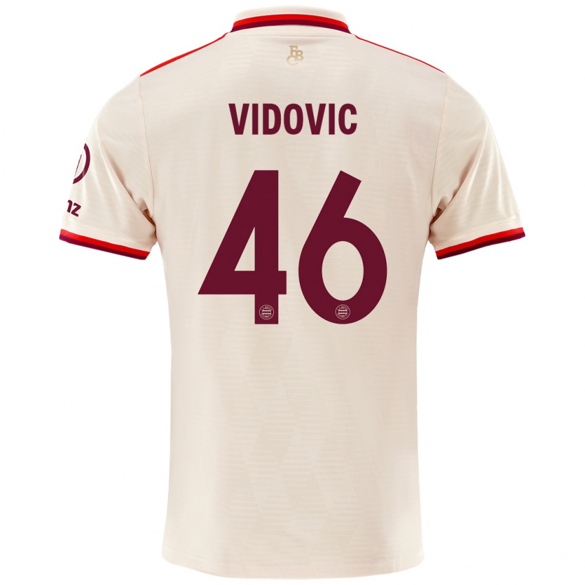 Criança Camisola Gabriel Vidovic #46 Linho Terceiro 2024/25 Camisa