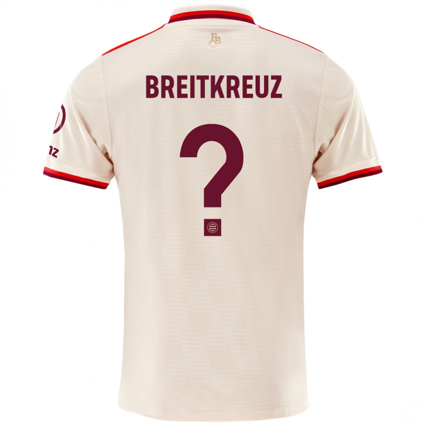 Criança Camisola Steve Breitkreuz #0 Linho Terceiro 2024/25 Camisa