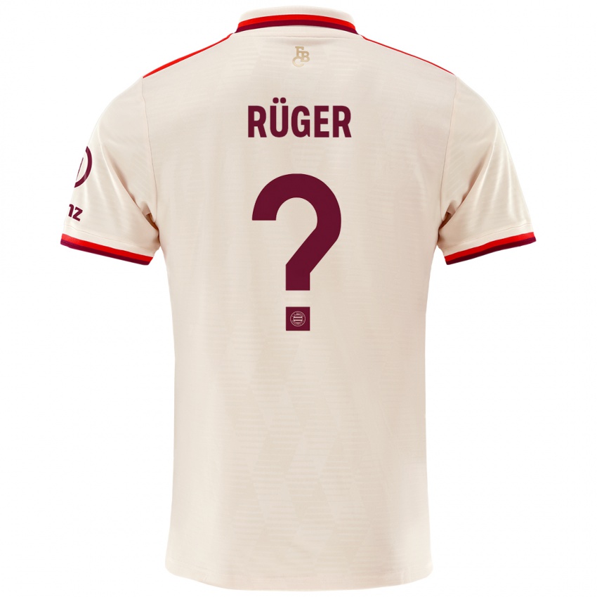 Criança Camisola Kurt Rüger #0 Linho Terceiro 2024/25 Camisa